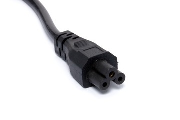 Кабель питания EURO CLOVER IEC C5 1M черный для питания ноутбука