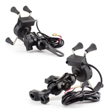 ДЕРЖАТЕЛЬ FreedConn MC7HR ДЛЯ ТЕЛЕФОНА GPS МОТОЦИКЛА USB USB