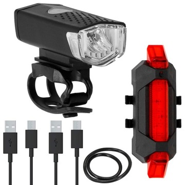 СВЕТОДИОДНАЯ ВЕЛОСИПЕДНАЯ ЛАМПА ПЕРЕДНЯЯ ДЛЯ USB СИЛЬНАЯ ЗАДНЯЯ ВЕЛОСИПЕДНАЯ ФОНАРЬ НА РУЛЕ