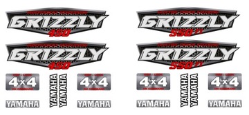Наклейки YAMAHA GRIZZLY! ВСЕ МОДЕЛИ!!!