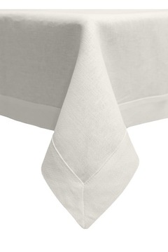 Льняная настольная дорожка светло-кремового цвета экрю из натурального льна, изготовлена ​​на заказ размером 40Х40.