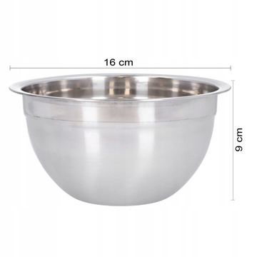 МЕТАЛЛИЧЕСКАЯ кухонная чаша из нержавеющей стали для приготовления тортов и салатов.