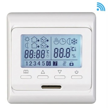 TERMOSTAT POKOJOWY WIFI CYFROWY REGULATOR LCD 16A