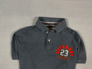 SuperDry polo męskie unikat ideał solidne logo XL