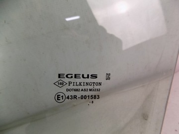 MT140 RENAULT MASTER III SKLO (OKNO) DVEŘE LEVÝ PŘEDNÍ