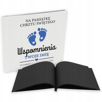 ALBUM Pamiątka Prezent na Roczek CHRZEST Metryczka