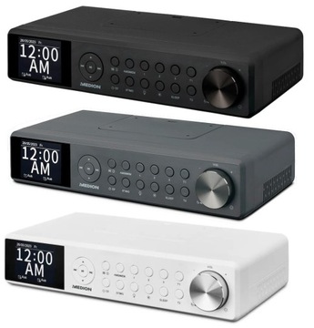 Podwieszane Radio Kuchenne PREMIUM DAB+/PLLFM Bluetooth LAMPA LED ALARM USB