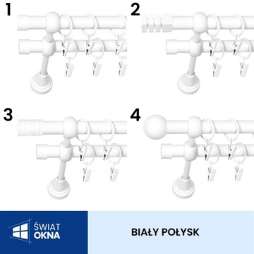 МЕТАЛЛИЧЕСКИЙ КАРДИН FI 19 ДВОЙНОЙ 300 СМ, ЧЕРНЫЙ