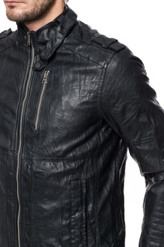 Męska kurtka skórzana Tom Tailor BIKER JACKET L