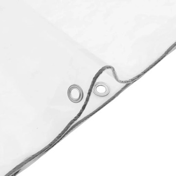 Прозрачный тарпаулин с полиэтиленом 2х5 м.