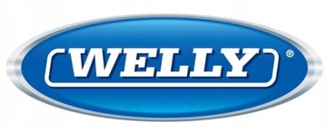 TRABANT 601 MODEL METAL WELLY 1:34 CZERWONY