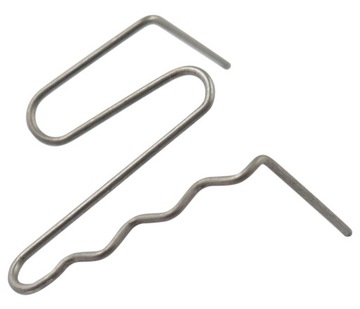 ZSZYWKI do plastiku RS88 100szt PŁASKO FALISTE 0,8mm do naprawy plastiku