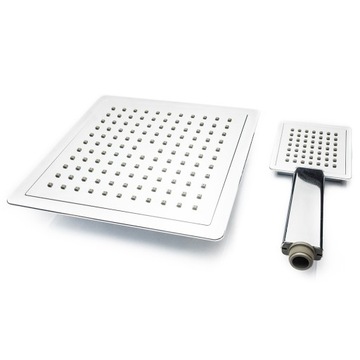 ZESTAW PRYSZNICOWY DESZCZOWNICA 24CM + SŁUCHAWKA PRYSZNICOWA 1F ANTI CALC