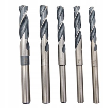 ZESTAW WIERTEŁ DO METALU HSS 10-15 mm - 5 sztuk