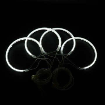 Белые кольца 2x131 мм, 2x146 мм для BMW E36, E38, E39, E46, E46, E46 с CCFL Angel Eyes