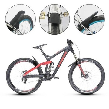 КРЫЛО ДЛЯ ВЕЛОСИПЕДА MTB ENDURO ПЕРЕДНЕЕ ЗАДНЕЕ, 2 ШТ.