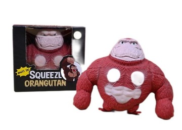 Большой гигантский антистрессовый орангутан-игрушка-непоседа Squish