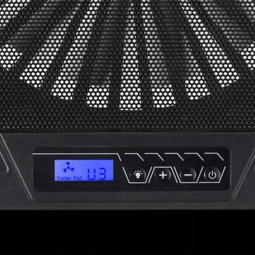 PODKŁADKA PODSTAWKA CHŁODZACA LAPTOP REGULACJA LED