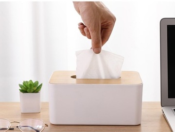 Контейнер для салфеток для держателя салфеток Диспенсер Bamboo LID E