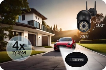 НАРУЖНАЯ IP-КАМЕРА 3 Мпикс. WiFi ЧЕРНАЯ ZOOMx4