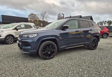 Jeep Compass II SUV Facelifting 1.5 MHEV T4 130KM 2022 Jeep Compass Bezwypadkowy Zarejestrowany PL Stan Niemiec, zdjęcie 28