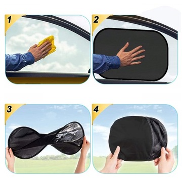 2X САМОКЛЕЯЩИЕСЯ АВТОМОБИЛЬНЫЕ СОЛНЦЕЗАЩИТНЫЕ КОЗЫРЬКИ ДЛЯ ОКОННЫХ ОКОН КОЗЫРЕК