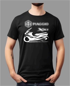 T-shirt koszulka z nadrukiem na skuter pia*ggio X10