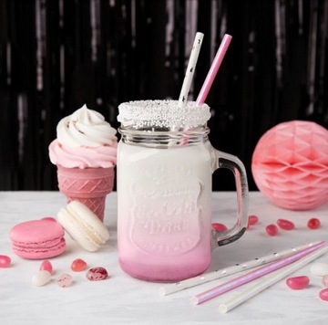 БУМАЖНЫЕ ТРУБКИ 19,5х0,6см белые с серебряными звездочками 10шт.