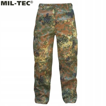 Spodnie wojskowe bojówki moro Mil-Tec US Ranger BDU Flecktarn L