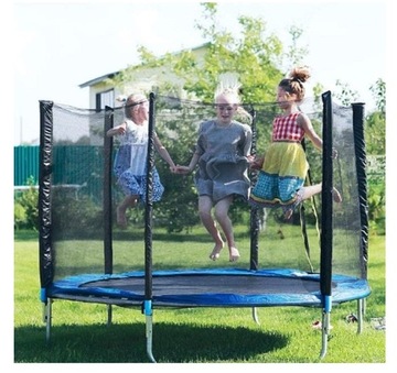 Siatka ochronna do trampoliny 3,66m 8 słupków zew