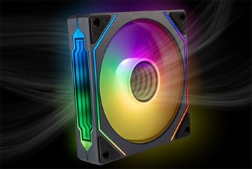 Двойной светодиодный RGB-вентилятор RAINBOW V3 с кольцом INFINITY MIRROR RAINBOW V3, Molex, 12 см