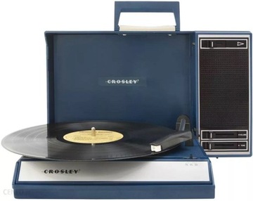Gramofon z głośnikiem Walizka Crosley Spinnerette CR6016A-BL4 niebieski