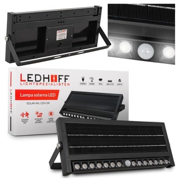 Lampa solarna Halogen LED z czujnikiem ruchu MOCNY
