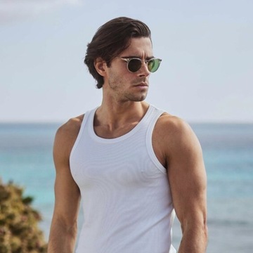 ФУТБОЛКА МУЖСКАЯ, ХЛОПОК В РЕБРУСКУ, БЕЛАЯ, 3шт.