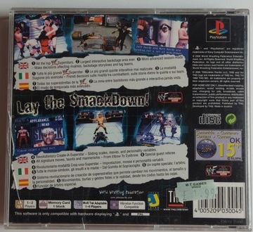 Игра WWF Smackdown для Sony Playstation (PSX)