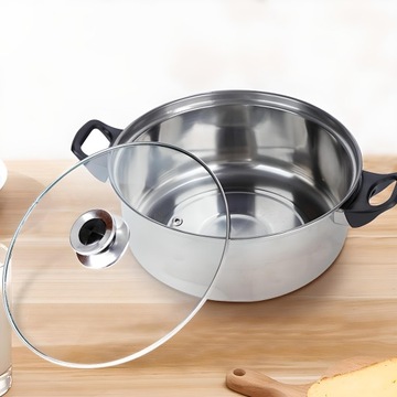 НАБОР ИЗ СТАЛЬНЫХ КУХОННЫХ КОРЗИН И СКОВОРОДИ, 12 ЭЛЕМЕНТОВ, СТАЛЬНЫЕ КРЫШКИ