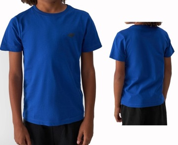 KOSZULKA CHŁOPIĘCA T-SHIRT 4F BAWEŁNA roz. 122