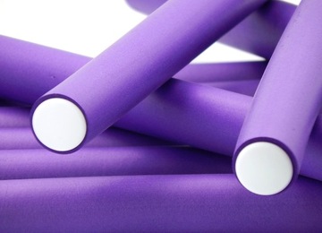 Короткие резиновые бигрлеры 180 мм фиолетовый 20 мм