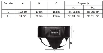SUSPENSOR PROFESJONALNY MĘSKI KROCZA EVOLUTION XL
