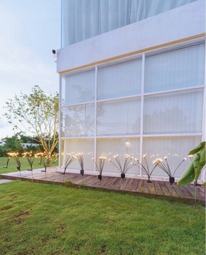 2 шаровых садовых светильника Firefly Swing 10LED на солнечных батареях