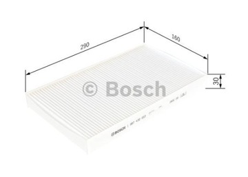 BOSCH 1 987 432 003 FILTR VENTILACE PROSTORU