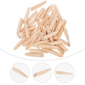 ИНСТРУМЕНТ ДЛЯ КАРМАННЫХ ОТВЕРСТИЙ ТВЕРДЫЕ ДЕРЕВЯННЫЕ ШПИЛЬКИ 100 ШТ.