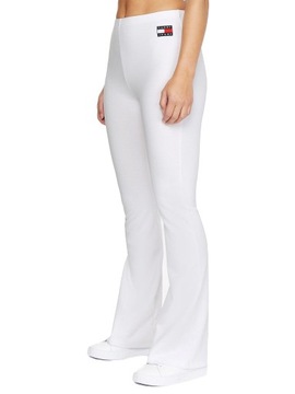 TOMMY HILFIGER DAMSKIE LEGGINSY FLARE WHITE r. S