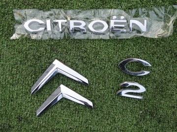 CITROEN C2 ZNAKY LOGO ZNAK ZADNÍ KRYT NÁPIS