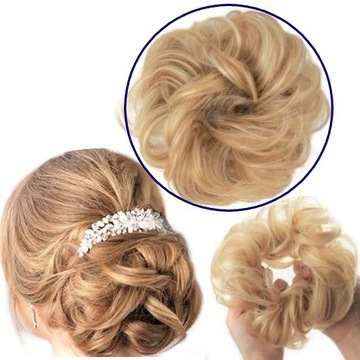 Kok na gumce BLOND WŁOSY jak naturalne treska z PL