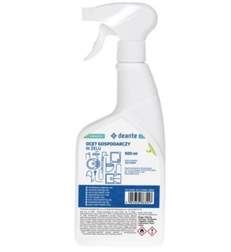 ŻEL OCET GOSPODARCZY 14% SKONCENTROWANY 500ML DEANTE