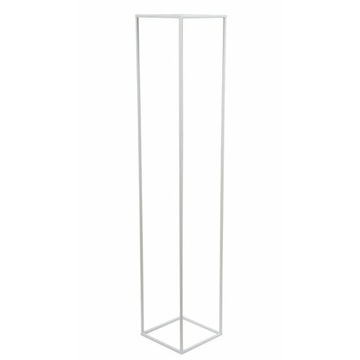 ПОДСТАВКА ДЛЯ ЦВЕТОВ для гостиной, современная, стоячая, 130 см, белая, большая, лофт, МЕТАЛЛ