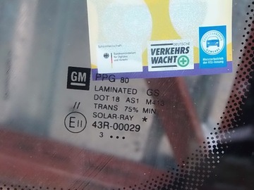 ВЕТРОВОЕ СТЕКЛО OPEL MERIVA A