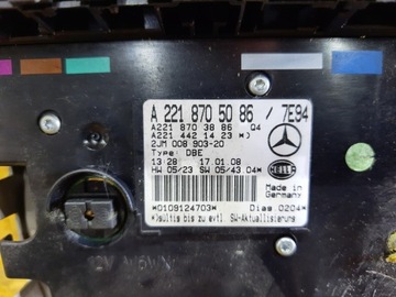 LAMPA OSVĚTLENÍ INTERIÉR MERCEDES W221 A2218705086