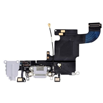 ZŁĄCZE TAŚMA Dock Ładowania Mikrofon Złącza Dla Apple iPhone 6S Silver